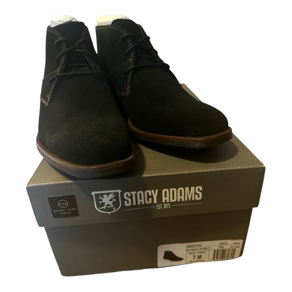 STACY ADAMS Kingston Suede Chukka Boot | Size 7M - Picture 8 of 8